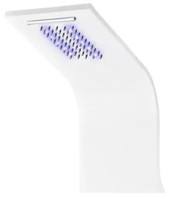 Verona White termostatický sprchový panel, nehrdzavejúca oceľ, LED