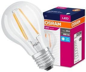 Žiarovka OSRAM LED Fila Value CL A60 E27 7W 60W 806LM 840