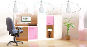 Toolight CLOUD, závesné svietidlo 1xE27, svetlá jasná modrá, OSW-00453