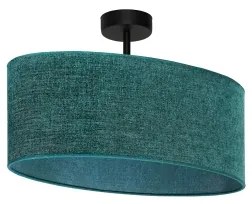 Duolla - Prisadený luster OVAL 1xE27/15W/230V zelená