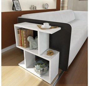 Odkladací stolík KARINUS 55,4x50 cm biela