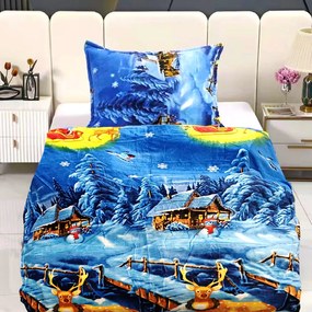 Jemné mikroplyš obliečky Homa LEVINA HOLIDAYS 140x200 cm