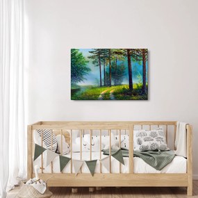 Obraz - Olejomaľba krajiny (90x60 cm)