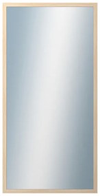 DANTIK - Zrkadlo v rámu, rozmer s rámom 50x100 cm z lišty KASSETTE dub bielený (2861)
