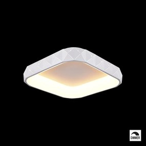 LUXERA Prisadené LED stropné osvetlenie CANVAS, 38W, denná biela, 50x50cm, hranaté