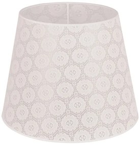 Duolla - Tienidlo k stojací lampě CLASSIC L E27 pr. 38 cm biela
