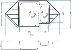ALVEUS CZ LINE 40 DEKOR 90-098x50 F