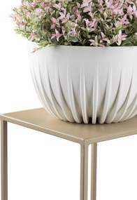 STOJAN NA KVETINÁČ SIMPLE 40X24X24 CM BÉŽOVÁ