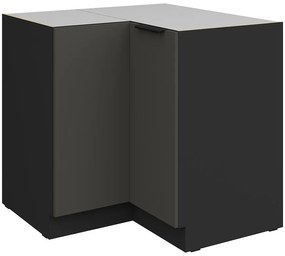 Kuchynská skrinka Aria-Gr/Bl Anti Fingerprint 90x90 Dn 2f Bb