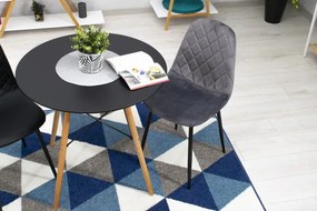 Set štyroch jedálenských stoličiek ASTI tmavo sivé (4ks)