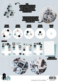 Adventný kalendár s vylupovacími obrázkami - Severské Vianoce