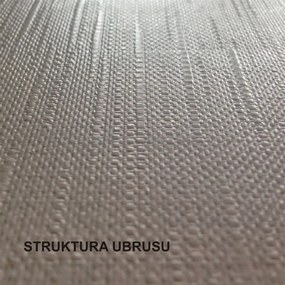 Ubrus PVC bílý s květy metráž, šířka 140 cm, IMPOL TRADE