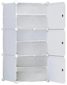 Hogler 3406 Variabilný regálový systém 6 políc 96 x 44 x 32 cm, biely