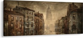 Obraz - Maľba mesta (120x50 cm)