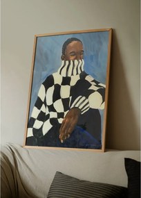 Plagát 50x70 cm Check – Hanna Peterson – The Poster Club