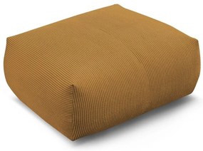 Žltá menčestrová podnožka Voltaire – Bobochic Paris