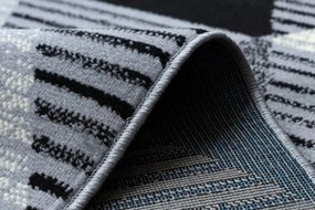 Koberec BCF BASE 3986 Geometric sivý / čierny