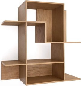 Modulárny policový systém v dekore duba v prírodnej farbe 80x80x25 cm Ina – Kave Home