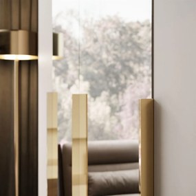 ŠATNÍKOVÁ SKRIŇA NESSIE KAŠMÍR 4D ZLATÉ ÚCHYTKY + ZRKADLÁ