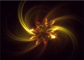 Obraz - abstrakcia vrtuľky (70x50 cm)