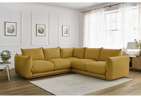 Žltá rohová pohovka Ernest – Bobochic Paris
