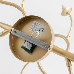 Brilagi - LED Prisadený luster MISTEL 15xG9/3W/230V zlatá/biela