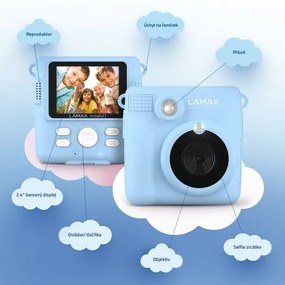 LAMAX InstaKid1 detský fotoaparát, modrá