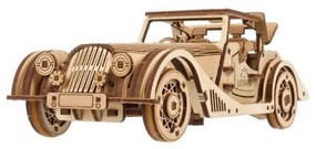 Ugears 3D drevené mechanické puzzle Športové auto Rapid Mouse