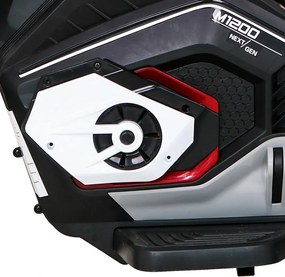 Ramiz Detský motocykel na batérie Future Biela + audio panel + pomalý štart + EVA kolesá