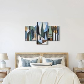 Obraz - Prírodná geometrická abstrakcia II. (90x60 cm)