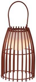 Lucide 06801/01/97 FJARA - Stolná lampa do exteriéru - priemer 17,5 cm - LED stmievatelná - 1x0,3W 3200K - IP44 - Medená patina