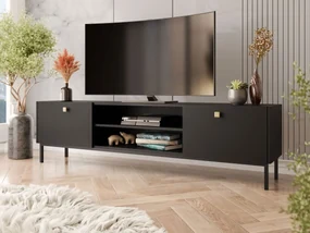 TV skrinka Probazzo 2KW (čierna) . Vlastná spoľahlivá doprava až k Vám domov. 1106255