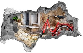 Diera 3D foto tapeta nálepka Red bike nd-b-92372421
