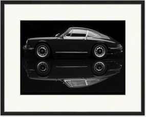 Nástenná dekorácia v ráme Porsche 911
