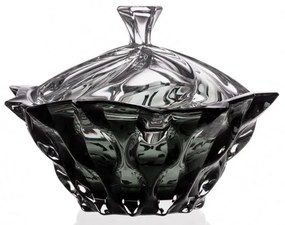 KRIŠTÁĽOVÁ MISKA BOHEMIA SAMBA GREY 210MM