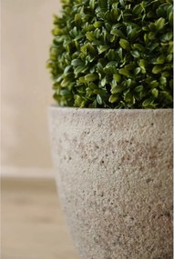 Kónický kvetináč VIRINGO, vláknocement, 33x29 cm, sivý