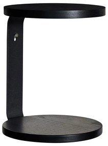 Čierna poschodová polica 25,5 cm Oto – Hübsch