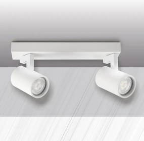 Bodové svietidlo LYNX 2xGU10/10W/230V biela