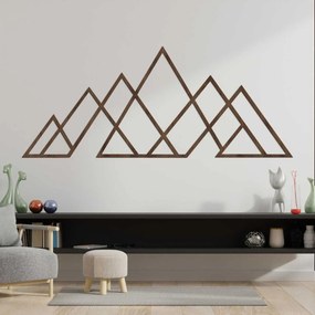 Drevený nástenný obraz geometrické hory | APALATU: HDF - Javor 70 x 31 cm 4559-102097 HDF0512