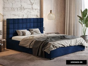 PROXIMA.store - Moderná čalúnená posteľ NOOR ROZMER: 120 x 200 cm, FARBA NÔH: chrómová