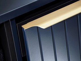 Závěsná skříňka pod umyvadlo Santa Fe s deskou 120 cm tmavě modrá