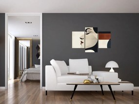 Obraz - Žena z profilu (90x60 cm)