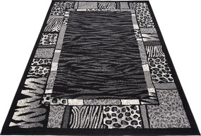 TA Koberec J316B ČIERNA LACNÁ PP CRM Rozmer: 180x250 cm