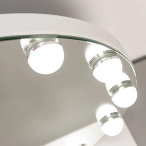 Brilagi - LED stmievateľné make-up zrkadlo HOLLYWOOD LED/12W/230V 3000-6500K