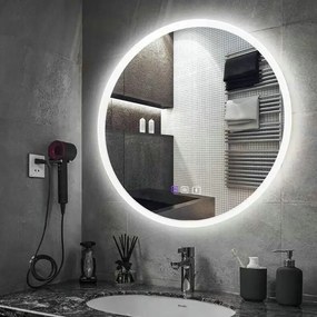 Rea LED zrkadlo, BLUETOOTH FFJ, 60cm, HOM-06501