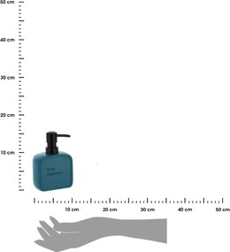 Dávkovač mydla Julia, tmavotyrkysová/s čiernymi prvkami, 225 ml