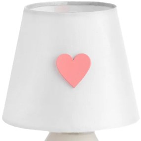 ONLI - Detská lampička TITTA 1xE14/6W/230V 20 cm biela