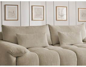 Béžová ženilková pohovka 264 cm Ivane – Bobochic Paris