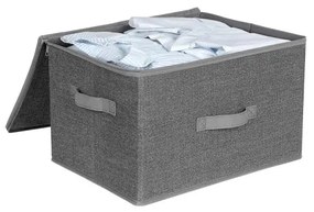 Úložný box so zipsom 3 ks CURAN sivý