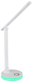 Globo 58445W - LED RGBW Stmievateľná stolná lampa GERALDO LED/5W/230V + LED/2W